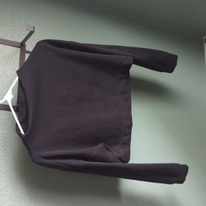 Mockneck long sleeve crop top